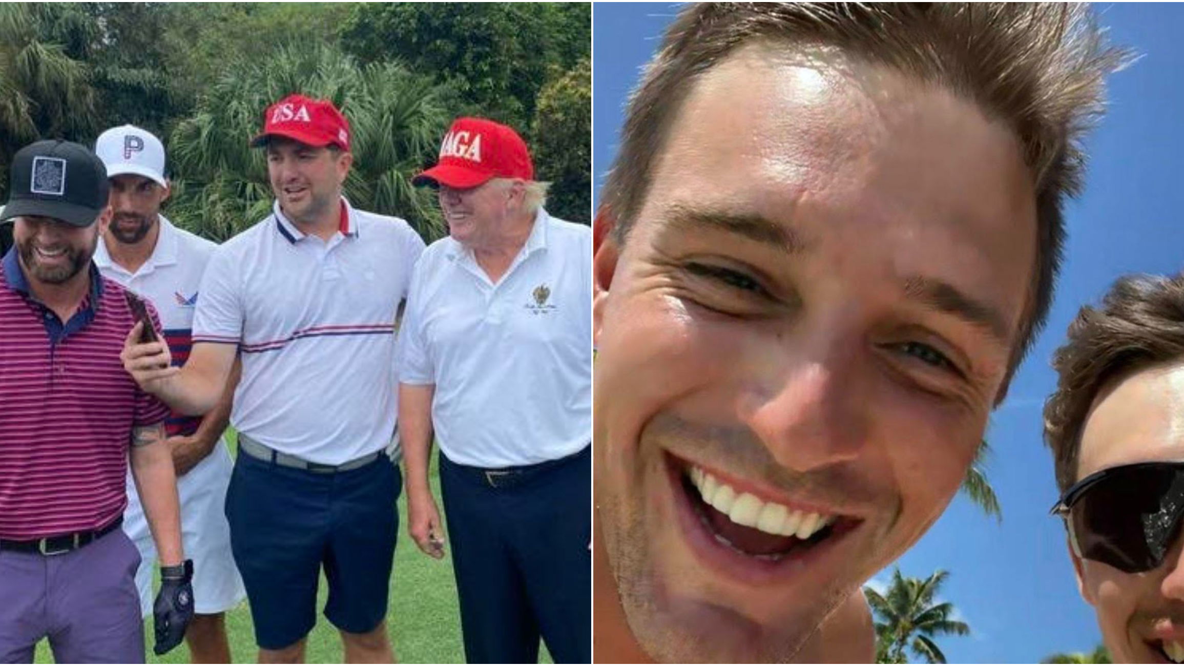 Former US President Donald Trump FACETIMES Bryson DeChambeau!